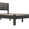 Modern Minimalist Boho Queen Bedframe â€“ Black